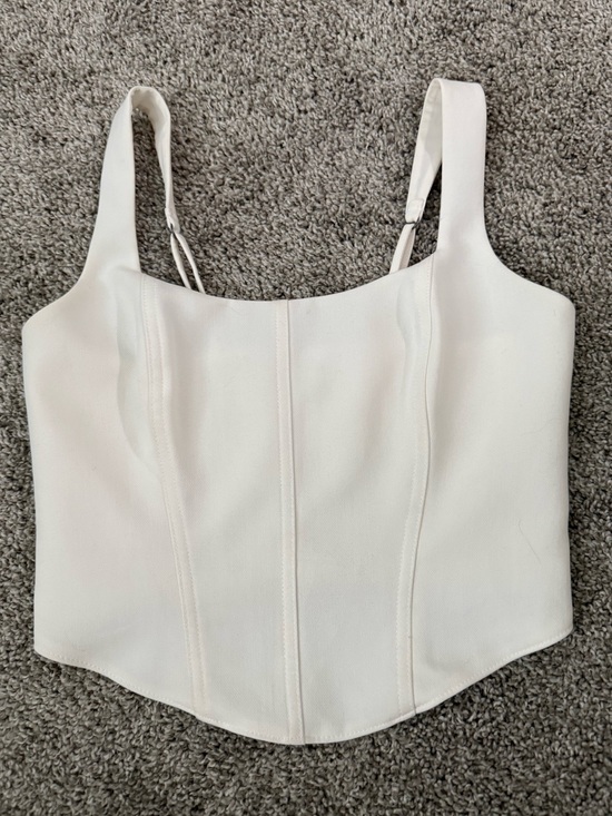 Abercrombie & Fitch Tops - Abercrombie Cream Corset Tank